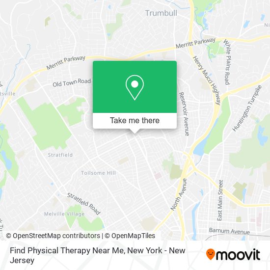 Mapa de Find Physical Therapy Near Me