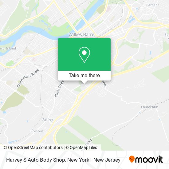 Mapa de Harvey S Auto Body Shop
