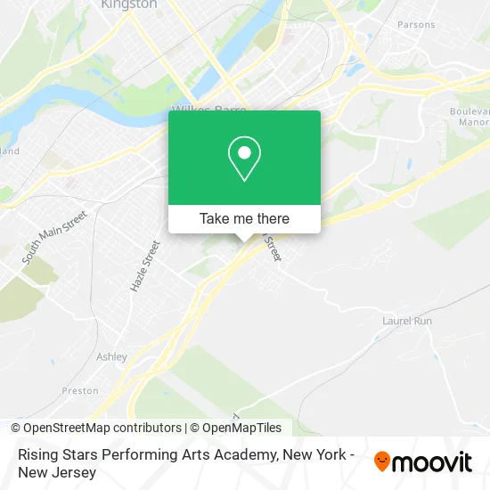 Rising Stars Performing Arts Academy map