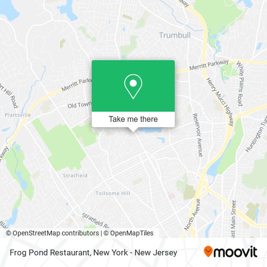Mapa de Frog Pond Restaurant