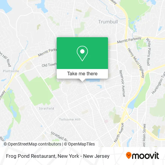 Frog Pond Restaurant map