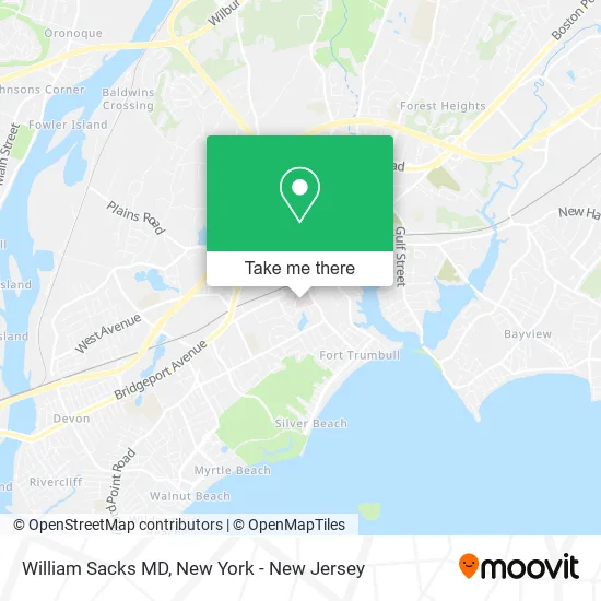 William Sacks MD map