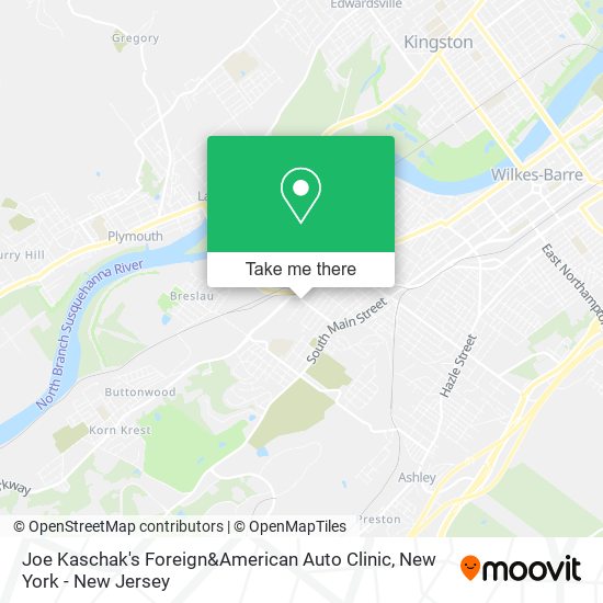 Joe Kaschak's Foreign&American Auto Clinic map
