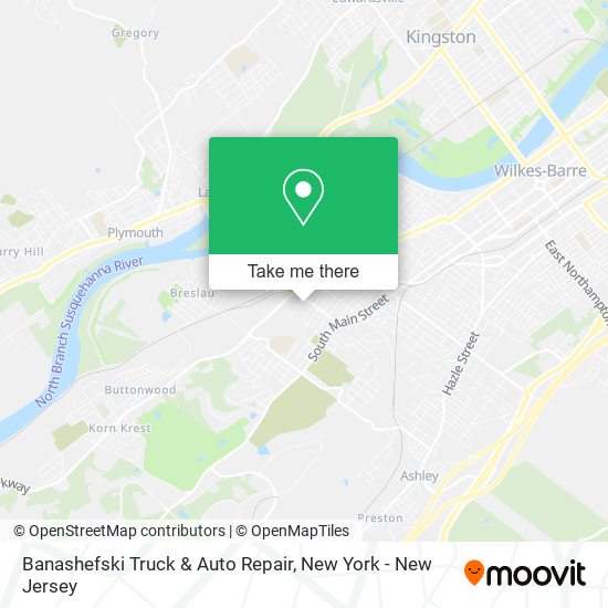 Mapa de Banashefski Truck & Auto Repair