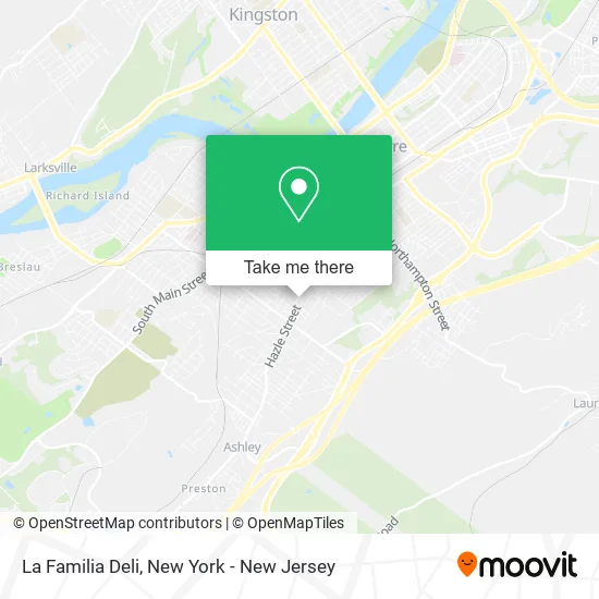La Familia Deli map