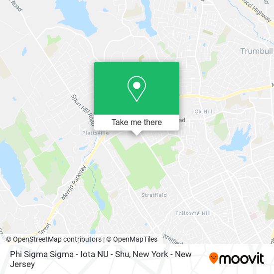 Mapa de Phi Sigma Sigma - Iota NU - Shu