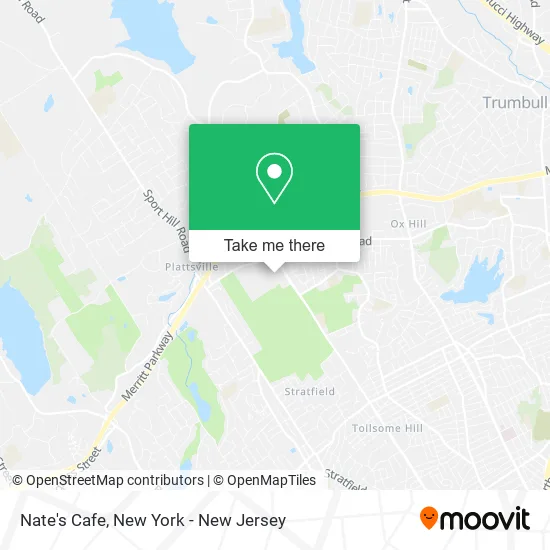 Nate's Cafe map
