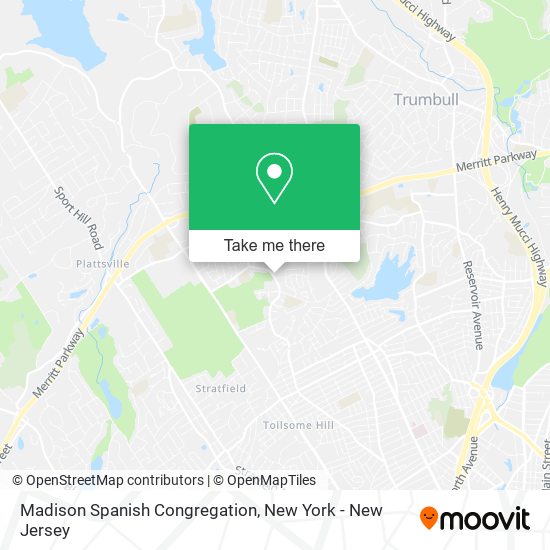 Mapa de Madison Spanish Congregation