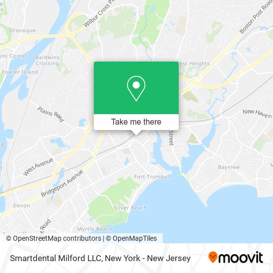Mapa de Smartdental Milford LLC