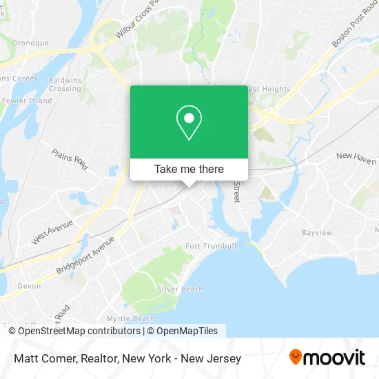 Matt Comer, Realtor map