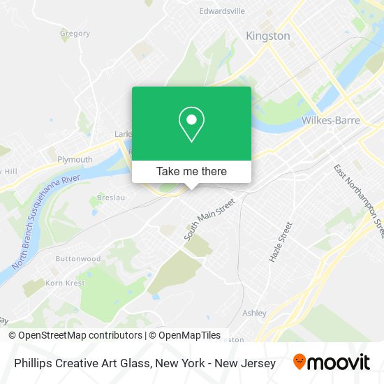 Mapa de Phillips Creative Art Glass