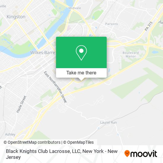 Mapa de Black Knights Club Lacrosse, LLC