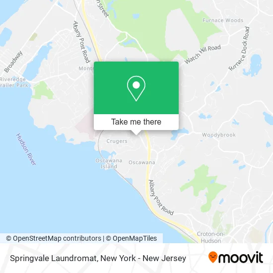 Springvale Laundromat map