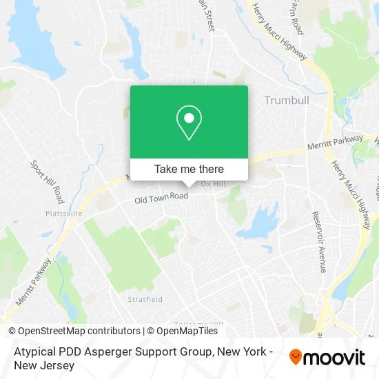 Atypical PDD Asperger Support Group map