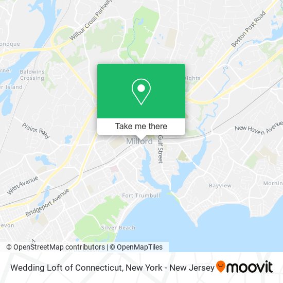 Wedding Loft of Connecticut map