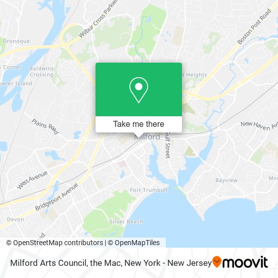 Milford Arts Council, the Mac map