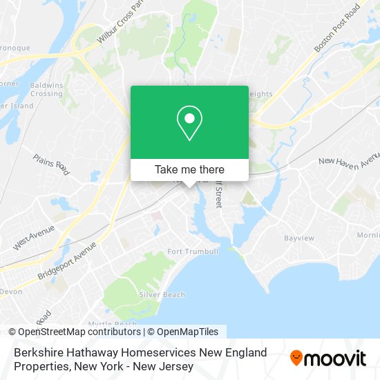 Mapa de Berkshire Hathaway Homeservices New England Properties