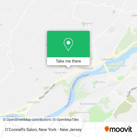 Mapa de O'Connell's Salon