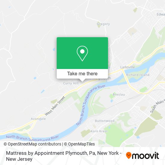 Mattress by Appointment Plymouth, Pa map
