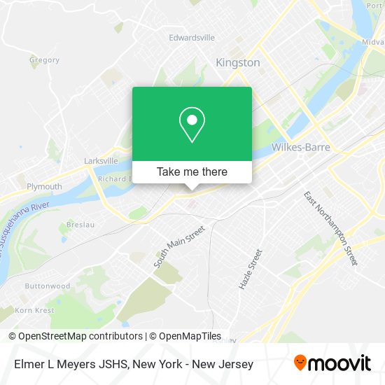 Mapa de Elmer L Meyers JSHS
