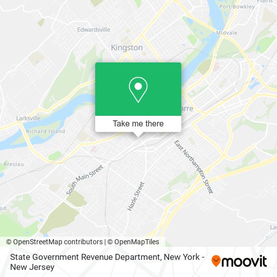 Mapa de State Government Revenue Department