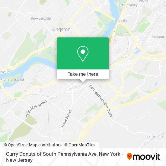 Curry Donuts of South Pennsylvania Ave map