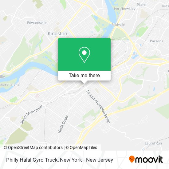 Mapa de Philly Halal Gyro Truck