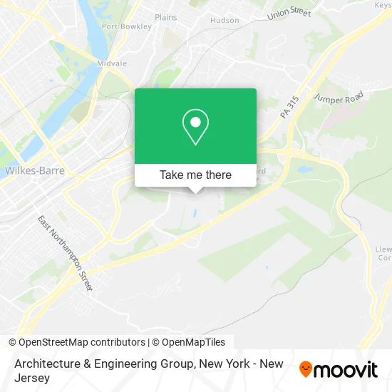 Architecture & Engineering Group map