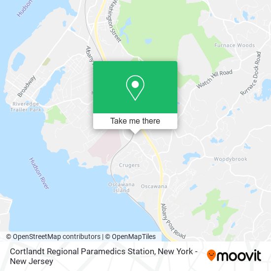 Cortlandt Regional Paramedics Station map