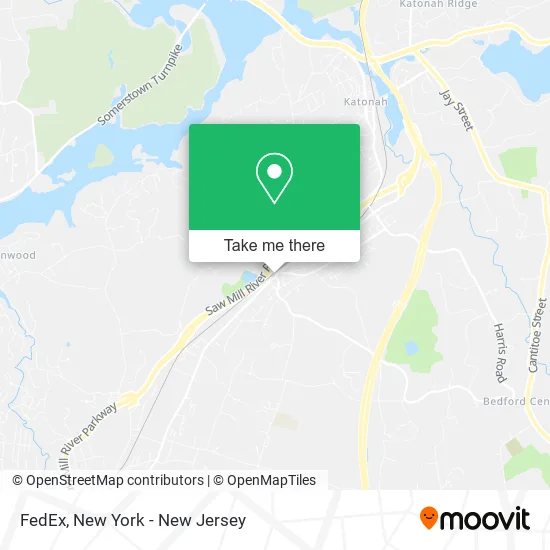 FedEx map
