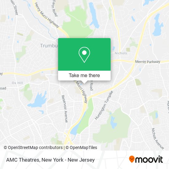 AMC Theatres map