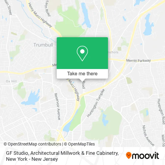 GF Studio, Architectural Millwork & Fine Cabinetry map