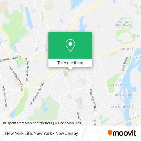 Mapa de New York Life