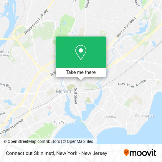 Mapa de Connecticut Skin Insti