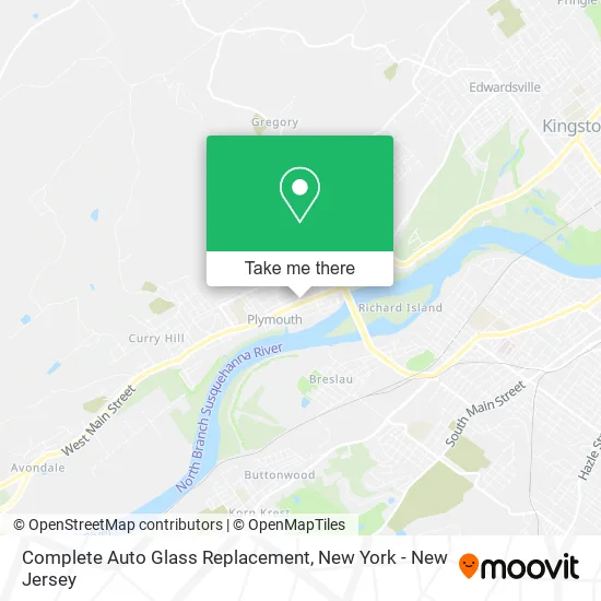 Complete Auto Glass Replacement map