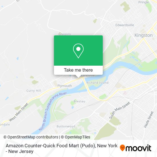 Mapa de Amazon Counter-Quick Food Mart (Pudo)