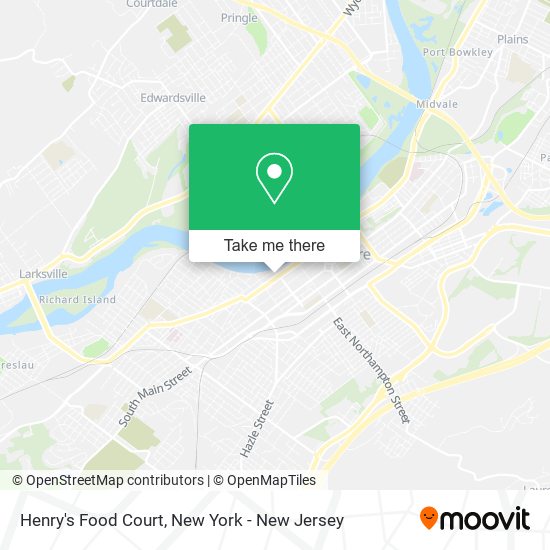 Henry's Food Court map