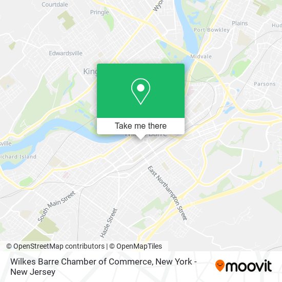 Mapa de Wilkes Barre Chamber of Commerce