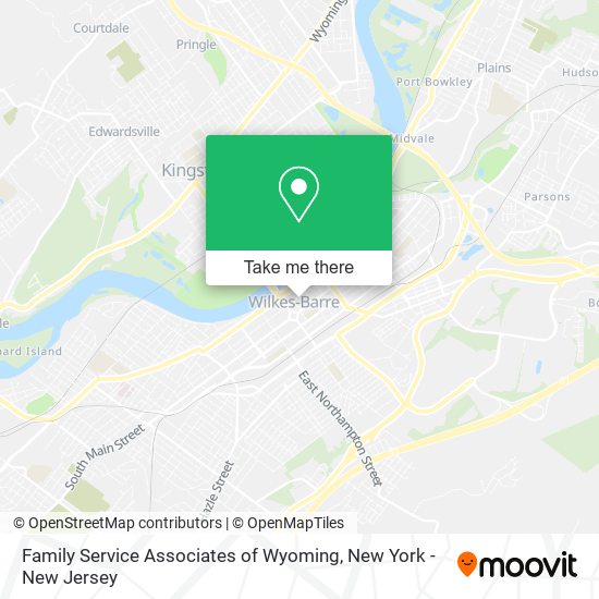 Family Service Associates of Wyoming map