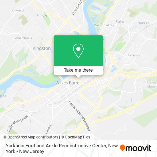 Mapa de Yurkanin Foot and Ankle Reconstructive Center