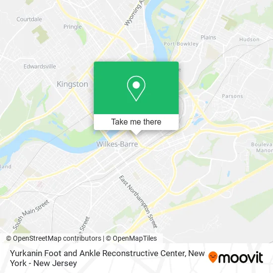 Yurkanin Foot and Ankle Reconstructive Center map