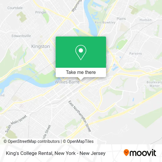 King's College Rental map