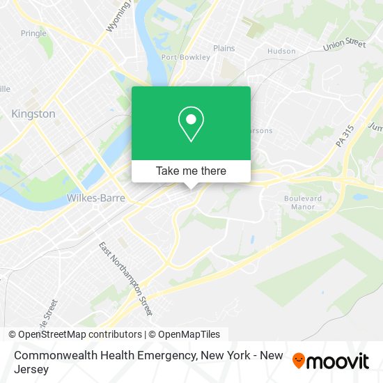 Commonwealth Health Emergency map