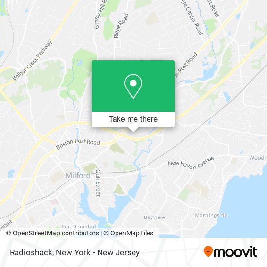 Radioshack map