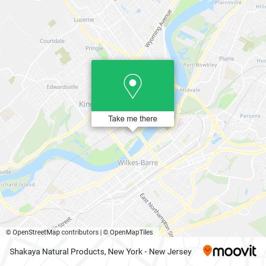 Shakaya Natural Products map