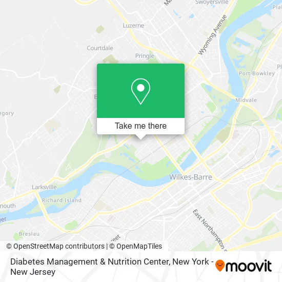 Diabetes Management & Nutrition Center map