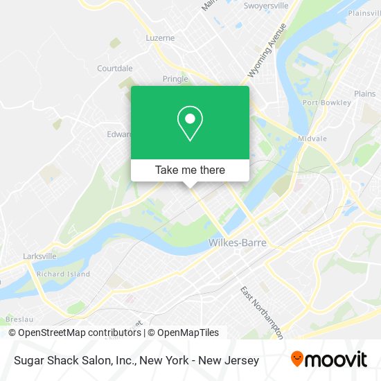 Mapa de Sugar Shack Salon, Inc.
