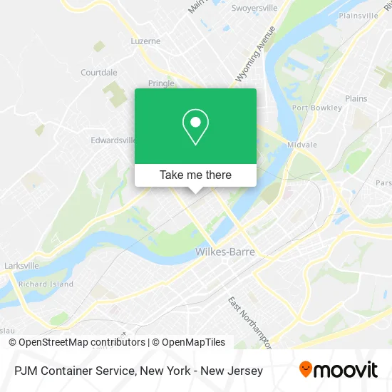 PJM Container Service map