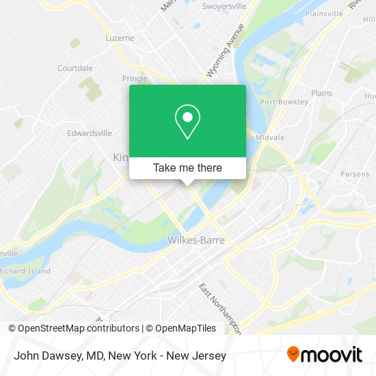 Mapa de John Dawsey, MD
