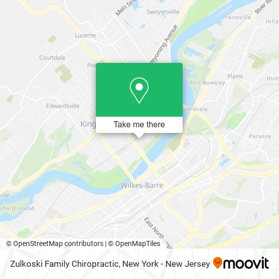 Zulkoski Family Chiropractic map
